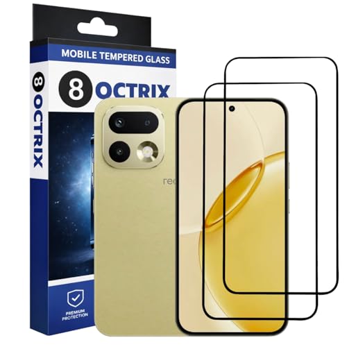 Image of Premium Tempered Glass Screen Protector Compatible for Realme 16 Pro with Edge to Edge Coverage - Case Friendly, Anti-Scratch & Bubble-Free Installation Kit (Pack Of 2)