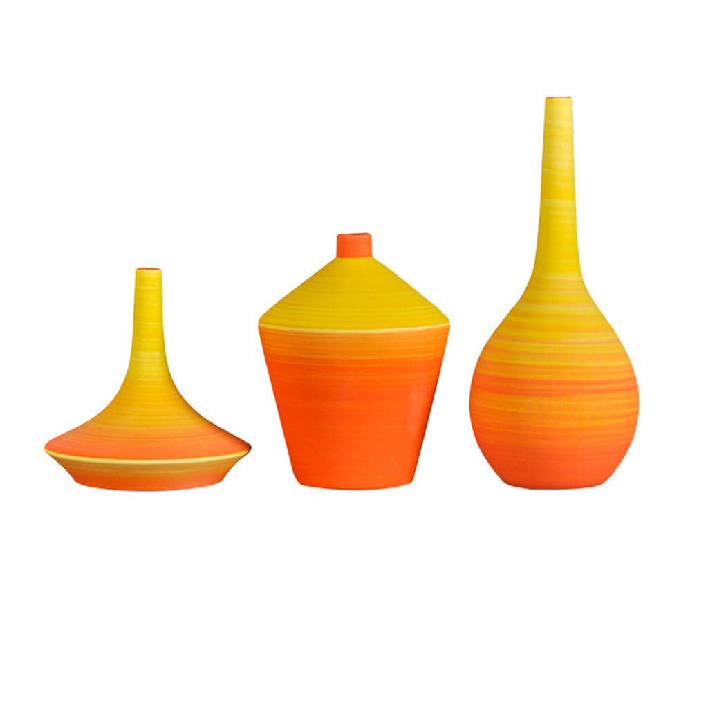 Vase en céramique pour table à manger et meuble TV salon