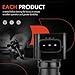 A-Premium Engine Ignition Coil Packs Compatible with Mazda 3 6 CX7 MX-5 Miata I4 2.0L 2.3L 2.5L 4-PC Set