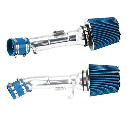 Suride Cold Air Intake Kit with Filter Heat Shield for G37 2008-2013, Q50 2014-2015, 370-Z 2009-2020 (Blue)