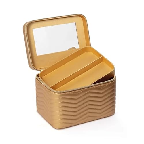 Maleta de Maquiagem Dourada Eudora