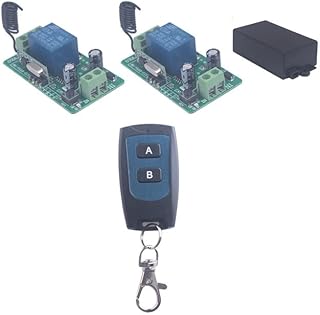 12V 10A 1CH Switch Remote Control 433MHz/315MHz Remote Control Universal Switch 1/2/3 Transmitter 2 Receiver 12V - (Color: 1X Remote Control, Size: 433MHz)