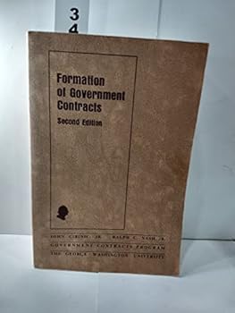 Paperback Formation of Government Contracts Second Edition Book