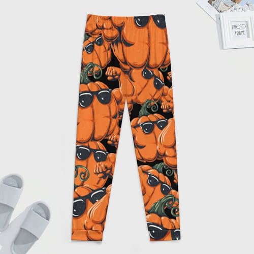 Muscular Pumpkin Trainer Men's Pajama Bottoms Sleep Lounge Soft Comfy Pants Sleepwear4
