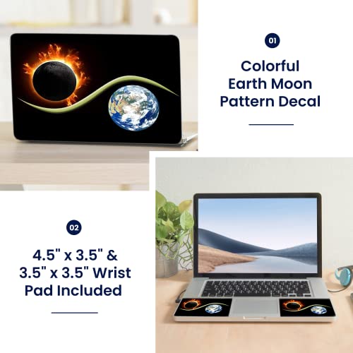 Image of LSS 17-17.3 inch inch Laptop Notebook Skin Sticker Cover Art Decal Fits 16.5 inch 17 inch 17.3 inch 18.4 inch 19 inch HP Dell Apple Asus Acer Lenovo Asus Compaq (Free 2 Wrist Pad Included)