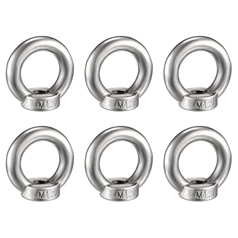 Keleily 6Pcs Stainless Steel Eye Nuts Cover