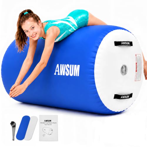AWSUM Air Gymnastics Barrel Roller Tumble Equipment Back Walkover Trainer - image 1