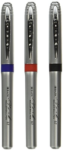 BAZIC York Bolígrafo Rollerball Jumbo con Grip (3 unidades) miniatura 1