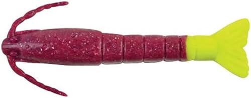 Miniatura 18 de Berkley Gulp! Shrimp Saltwater Fishing Soft Bait Resplandor de azúcar y especias,New Penny,color fantasía (Nuclear