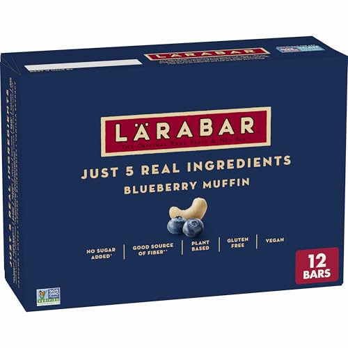 Barre Larabar Blueberry Muffin sans gluten x12 en-cas sain vegan
