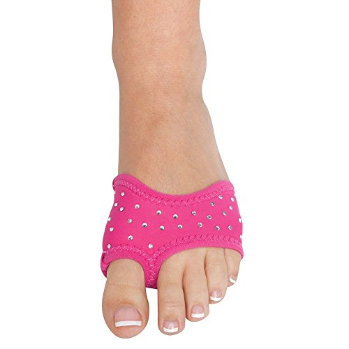 Danshuz Pink Zebra Print Neoprene Half Sole Dance Shoes (1 Pair) - Girls/Women2