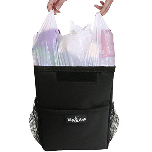 Big Ant Car Trash Bag For Little Leak Proof - Car Garbage Bag With Lid And Storage Pockets #TOP1