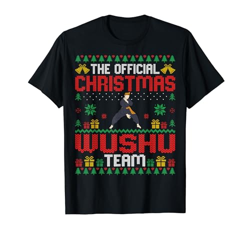Funny Christmas Wushu Team - Martial Arts Wushu Lover Xmas Camiseta