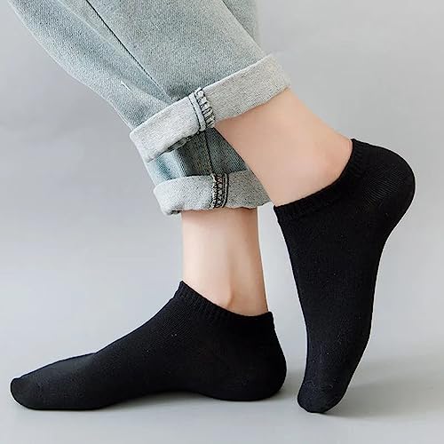 Image of 12-30 Pairs Low Cut Ankle Socks for Men Thin Breathable Casual No Show Athletic Socks Bulk