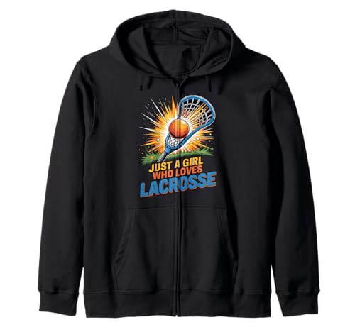 Girls Lacrosse Zip Hoodie