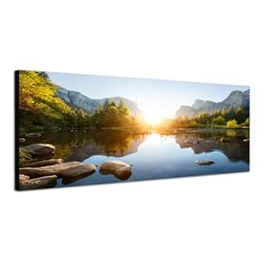 schilderij op canvas en brancard, klaar om op te hangen, moderne decoratieve muurschilderingen voor woonkamer, slaapkamer, kantoor, enz 120 x 40 cm