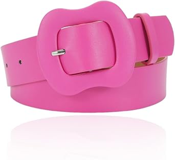 YALLNASL Chunky Thick Belt for Jeans Pants Retro Leather Belts for Women Girls Trendy Cowgirl Belt Y2k Belts Vintage Outfits