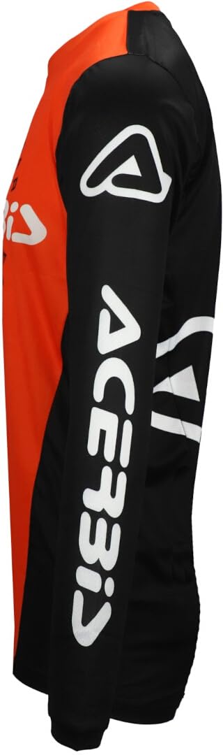 Acerbis MX J-Track INC Maglia Motocross, Arancione/Nero, L