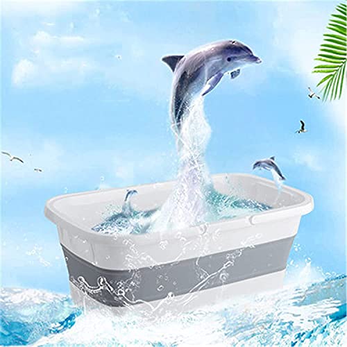 Seau pliage plastique compact pour remédier au manque de place buanderie - 3