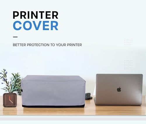 Image of CRASOME Non-Woven Dust & Water Proof Printer Cover for Canon Pixma E470 / E477 (Grey)