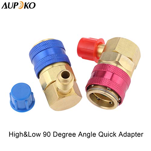 Kit de Acoplador R12 a R134A con Adaptador y Manómetro miniatura 6