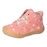 RICOSTA Mädchen Stiefel DOTS, Baby und Kleinkinder Lauflernschuhe, Weite: Mittel, lose Einlage, Klettstiefel, Booties, Strawberry (334), 19 EU