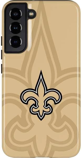 Skinit Pro Phone Case Compatible with Galaxy S22 Plus - Officially Licensed NFL New Orleans Saints - Blast Design