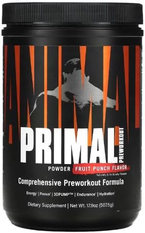 Animal Primal Powder Pre-Workout 25servings Fruit Punch