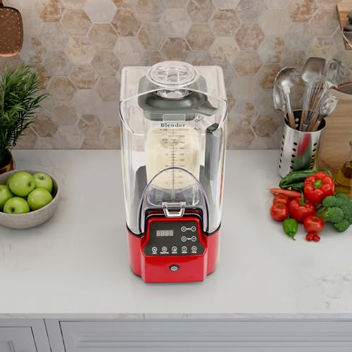 Batidora de pie con panel táctil y temporizador para cafetería 220V 7