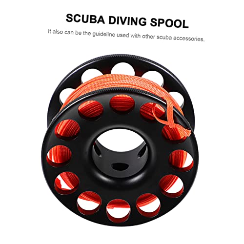 Spool de buceo de aluminio anticaídas y enredos para exploración técnica 7
