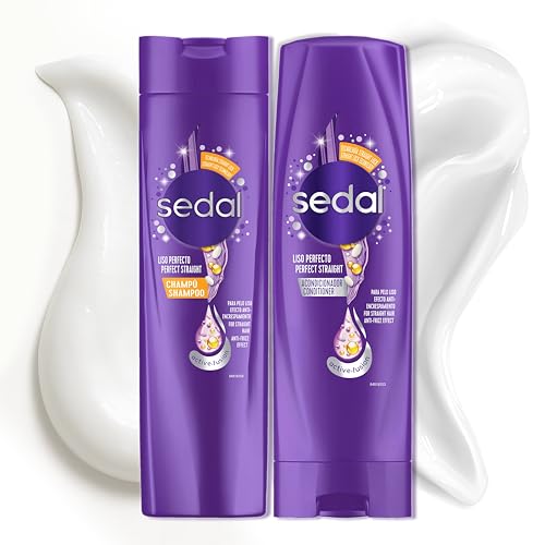 SEDAL Liso Perfecto - Shampoo y Tratamiento Acondicionador 350ml 2 pack