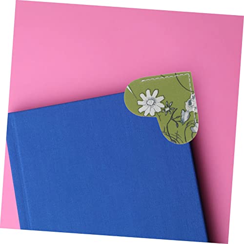 Marque Pages Cuir Forme De Cœur Accessoires De Lecture Pratiques Anticornage