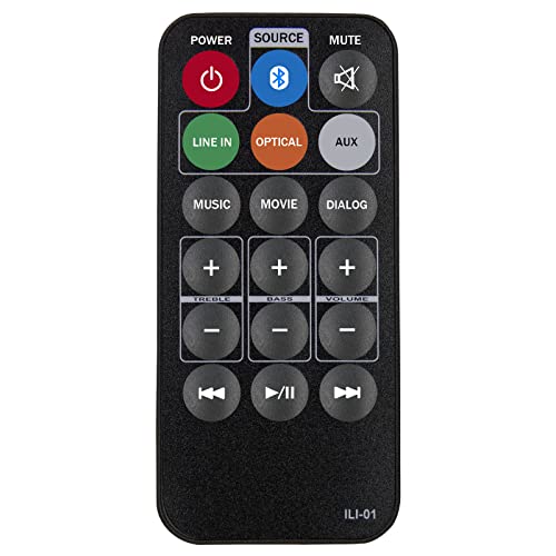 Télécommande barre de son iLive haute compatibilité ITB490B avec support - 2