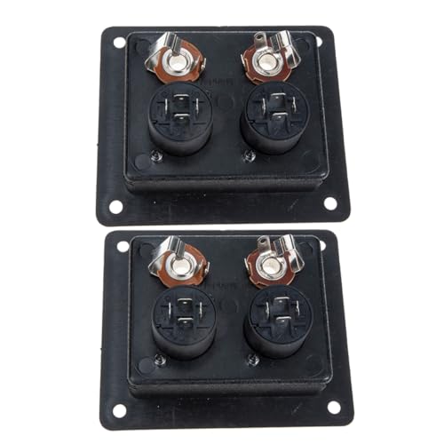 UKCOCO 2 Piezas De Caja De Altavoz Placa De Cableado Trasero Terminales De Altavoz Poste De Unión De Subwoofer Conector De Copa Terminal De Altavoz Unión De Altavoz Kit De