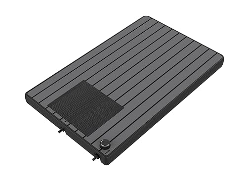 STEINBACH Panneau de Sol – 049098Y – Compatible avec Toutes Les douches extérieures et solaires courantes – Réservoir d'une capacité d'environ 20 l – Surface Douce antidérapante en Anthracite Mat