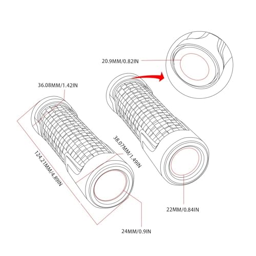 Puños manillar para MSX125 Grom 2013-2020 con acelerador integrado 3