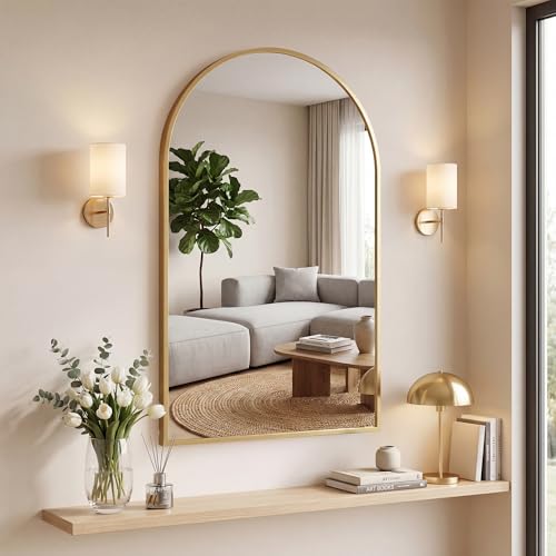 OLIXIS Arched Bathroom Wall Mirror