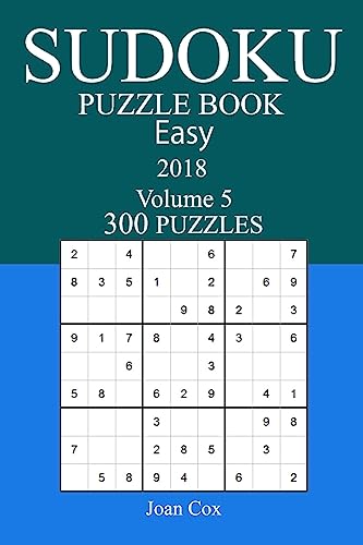 300 Easy Sudoku Puzzle Book - 2018