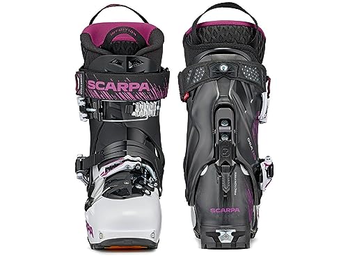 Scarpa Women's Gea Rs Alpine Touring Ski Boots For Backcountry And Downhill Skiing - White/Black/Rouge - 24.5 #TOP3