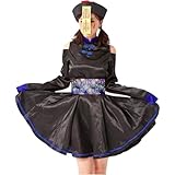 [Ludus Felix] キョンシー コスプレ ハロウィン 仮装 レディース (ブルー)