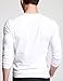 Neonysweets Mens Long Sleeve Henley Shirts with Button Placket White Size L