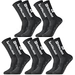 Apricitie – Apricitie 5 Paare Fußball Socken, 35-39 Fußballsocken Anti R