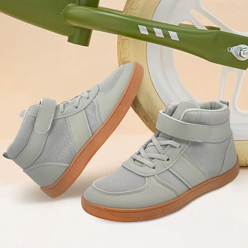 Kids High Top Barefoot Shoes Boys Girls Wrestling Shoes Anti-Skid Adventure Hiking Boots2