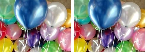 Image of Rozi Decoration Metallic Balloons for Birthday /Anniversary /Baby Shower Multicolor Pack of 200 Piece