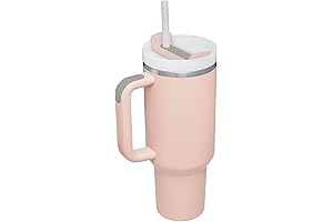 Stanley 40 oz. Pink Dusk Insulated Tumbler with Handle