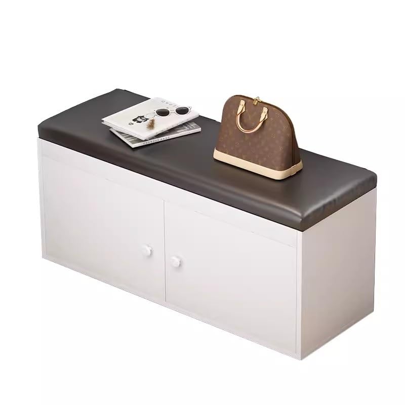 Meuble rangement chaussures entrée multicouche et armoire assise