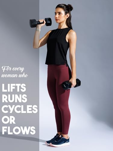 Image of Women's Tank Top | Sleeveless| Gym, Yoga, Running, Pilates | Dri-Fit, Breathable, Compression Poly Lycra Activewear