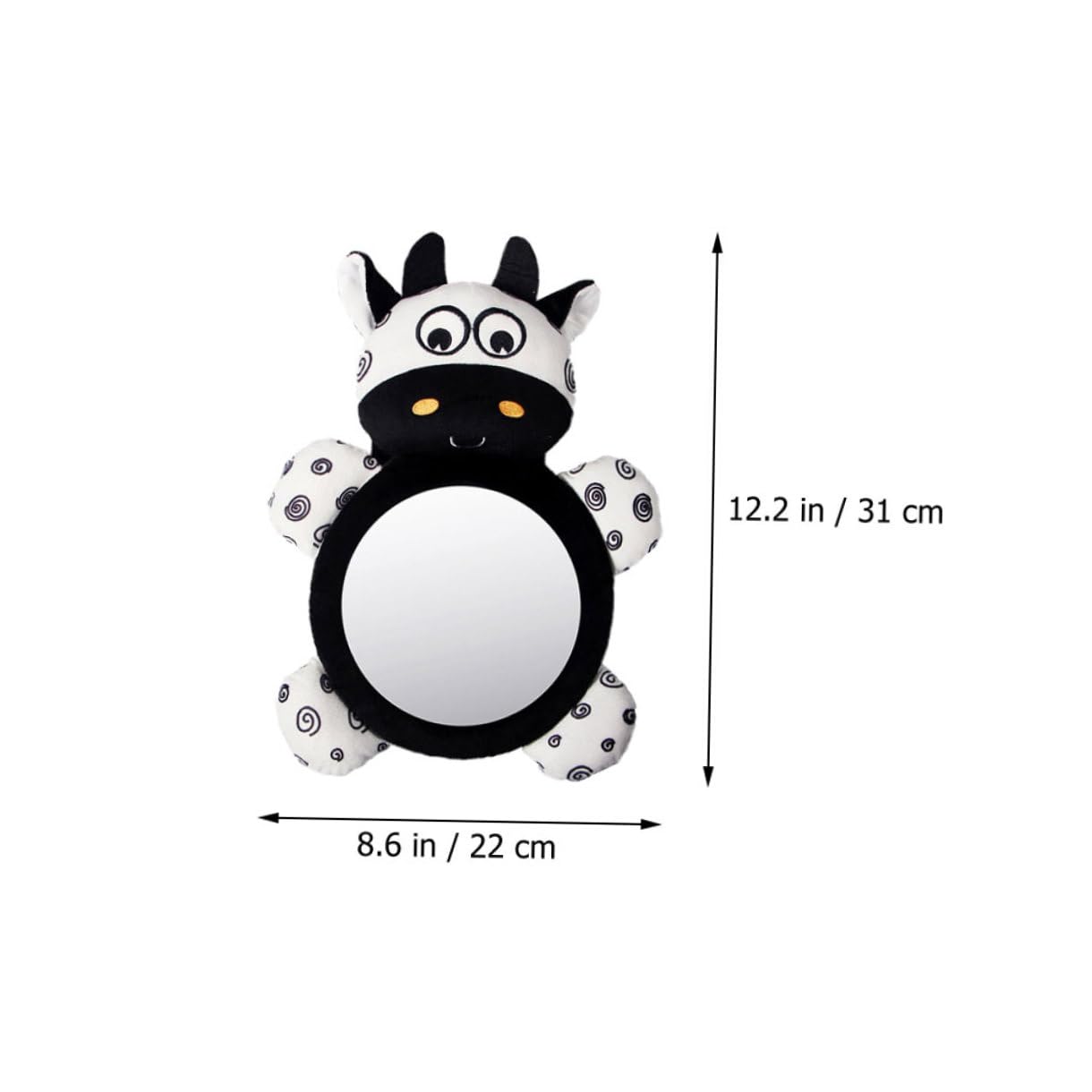 2 Pièces rétroviseur enfant car seat sécurité des miroirs de voiture poussettes nouveau-nés rétroviseurs arrière pour bébé rétroviseurs de voiture chiffon