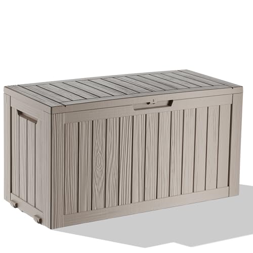 75 Gallon Outdoor Storage Box in Grey
