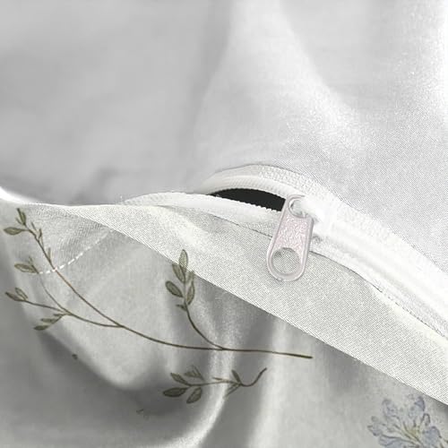 Parure de lit microfibre haut de gamme imprimé papillon floral 3D - 8